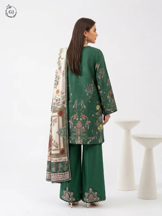 GULL RUSH Digital Printed Khaddar 3-Piece Unstitched Suit