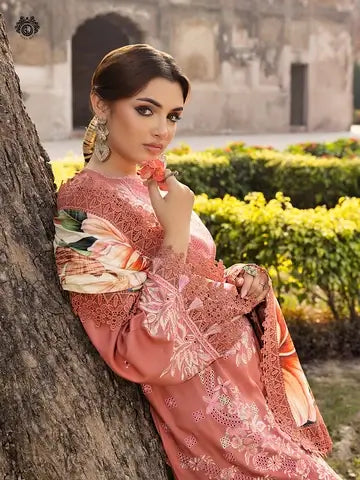 Embroidered Luxury Linen Suit