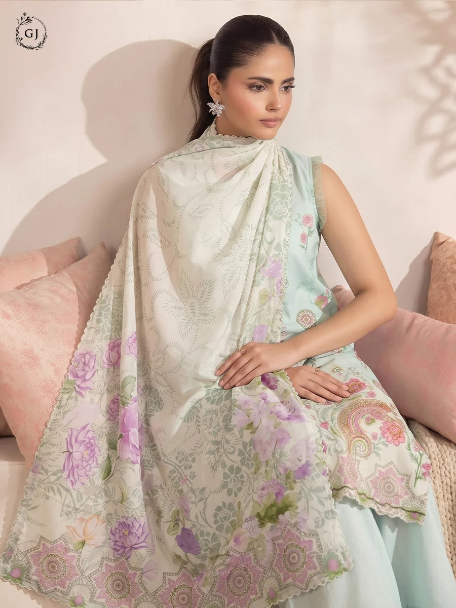 Soha 3-Piece Unstitched Digital Printed Lawn Suit