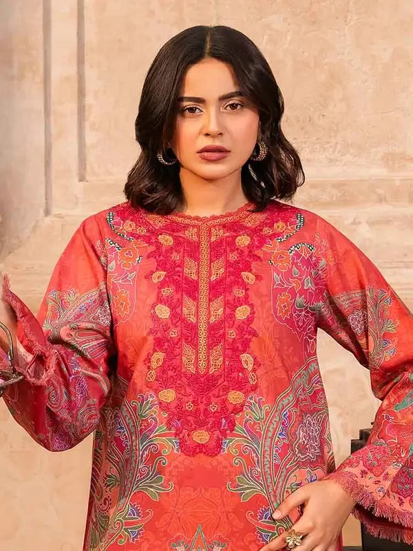 SIAN 2-Piece Unstitched Digital Printed Fancy Linen Suit