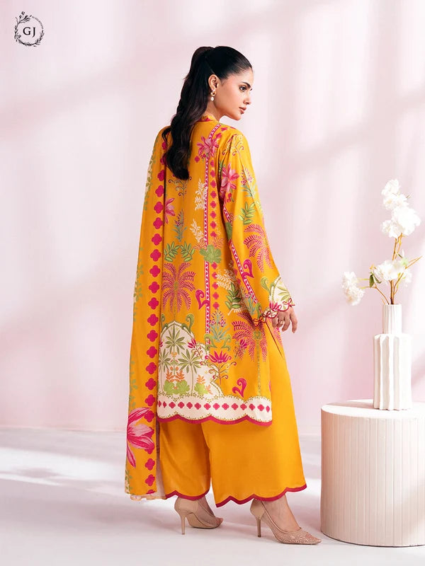 CHHERRY POP 3-Piece Unstitched Digital Printed Linen Suit | Fall-Winter Collection