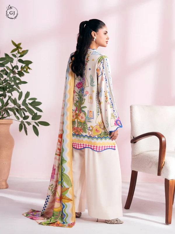 CHHERRY POP 3-Piece Unstitched Digital Printed Linen Suit | Fall-Winter Collection