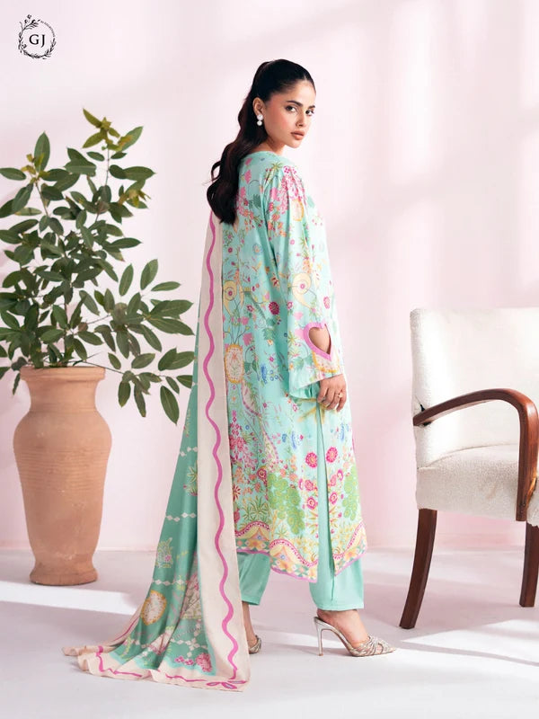 CHHERRY POP 3-Piece Unstitched Digital Printed Linen Suit | Fall-Winter Collection