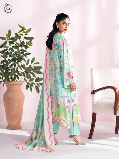 CHHERRY POP 3-Piece Unstitched Digital Printed Linen Suit | Fall-Winter Collection