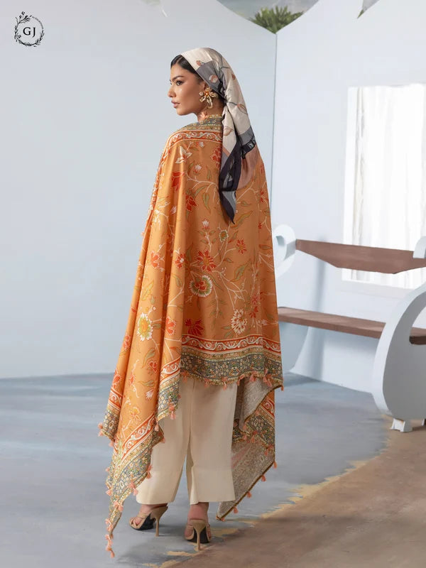 FREYA 3-Piece Unstitched Digital Printed Linen Suit | Fall-Winter Collection