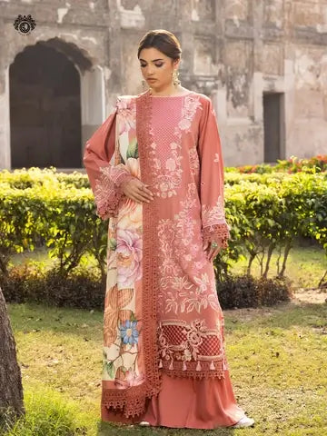 Embroidered Luxury Linen Suit