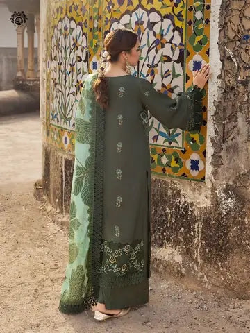 Embroidered Luxury Linen Suit