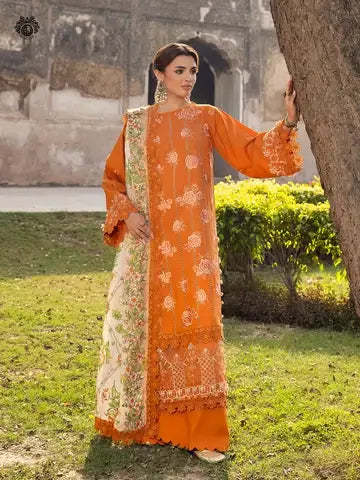 Embroidered Luxury Linen Suit