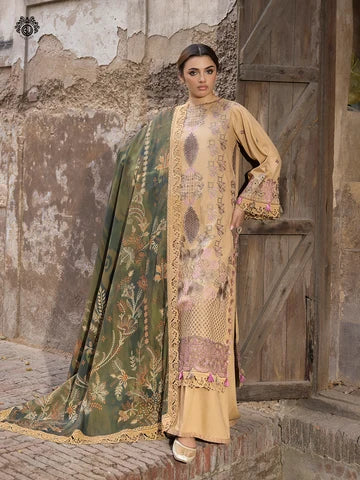 Embroidered Luxury Linen Suit