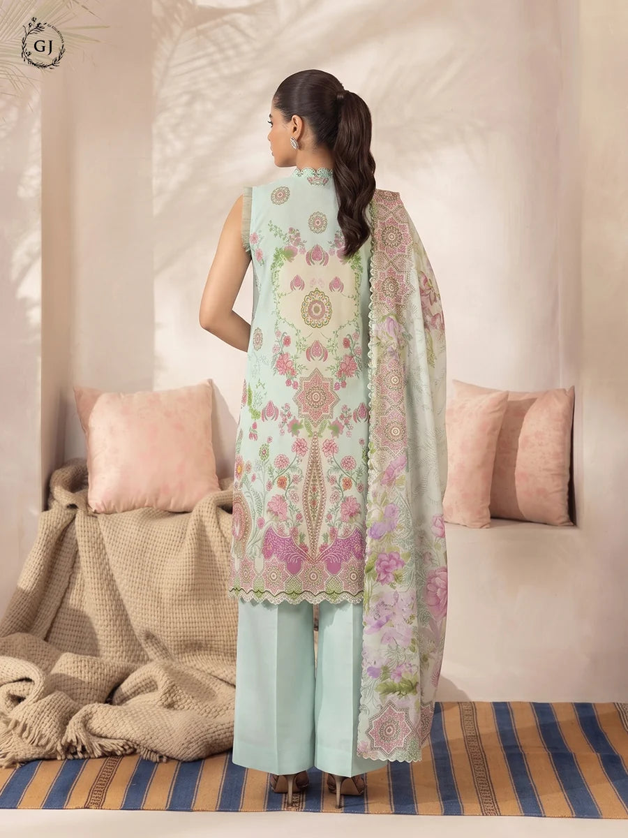 Soha 3-Piece Unstitched Digital Printed Lawn Suit