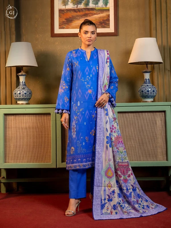 POPINN Khaddar 3-Piece Unstitched Suit