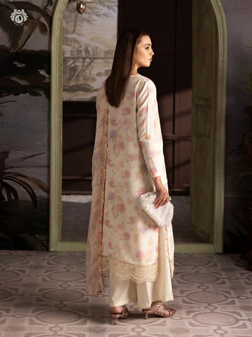 Nakhsheen 3-Piece Unstitched Digital Printed Karandi Suit