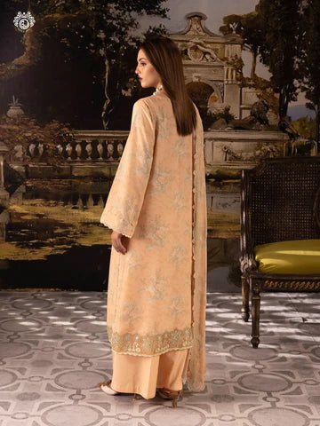 Nakhsheen 3-Piece Unstitched Digital Printed Karandi Suit