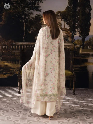 Nakhsheen 3-Piece Unstitched Digital Printed Karandi Suit