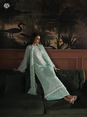 Nakhsheen 3-Piece Unstitched Digital Printed Karandi Suit