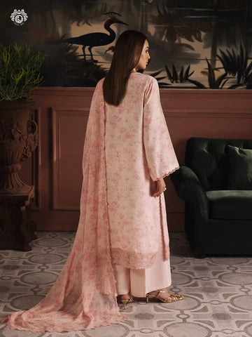 Nakhsheen 3-Piece Unstitched Digital Printed Karandi Suit