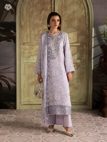 Nakhsheen 3-Piece Unstitched Digital Printed Karandi Suit
