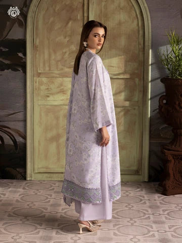 Nakhsheen 3-Piece Unstitched Digital Printed Karandi Suit