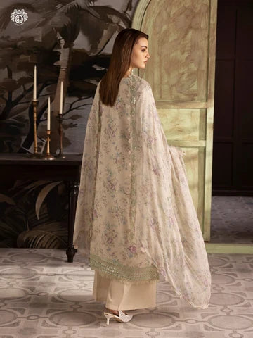 Nakhsheen 3-Piece Unstitched Digital Printed Karandi Suit