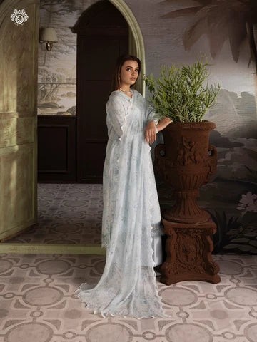 Nakhsheen 3-Piece Unstitched Digital Printed Karandi Suit