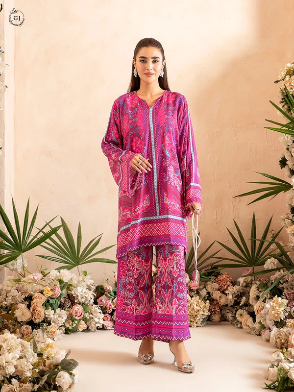 OMAHA 2-Piece Unstitched Bana Dora Linen Suit