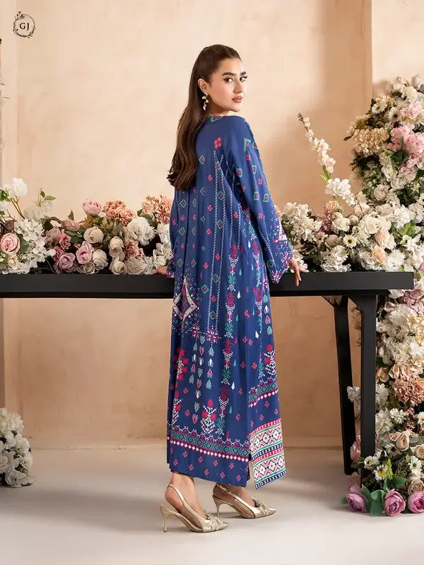 OMAHA 2-Piece Unstitched Bana Dora Linen Suit