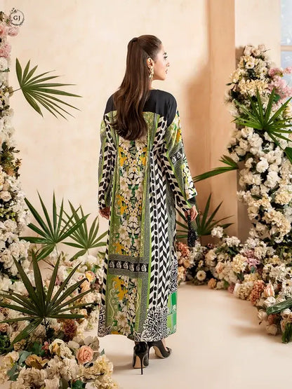 OMAHA 2-Piece Unstitched Bana Dora Linen Suit