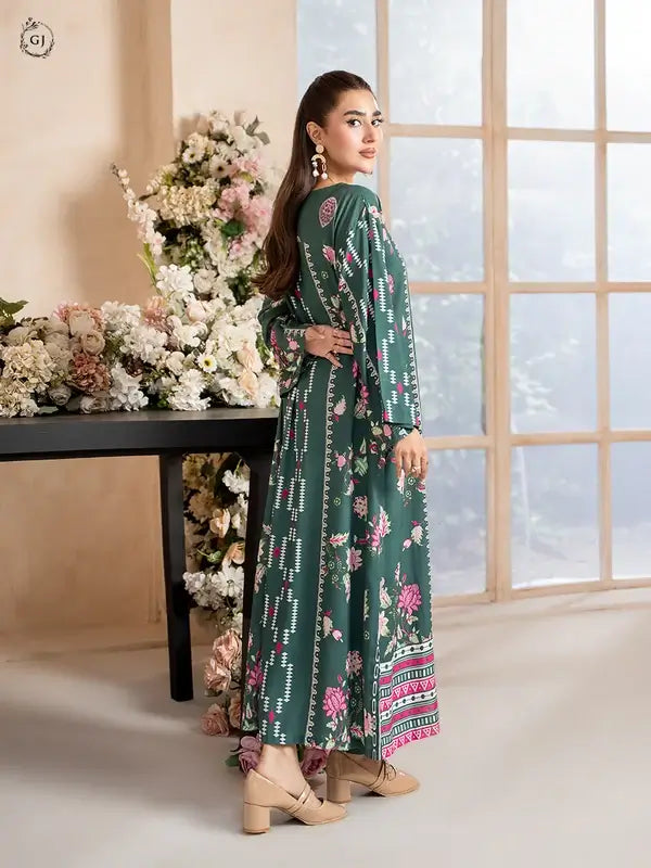 OMAHA 2-Piece Unstitched Bana Dora Linen Suit