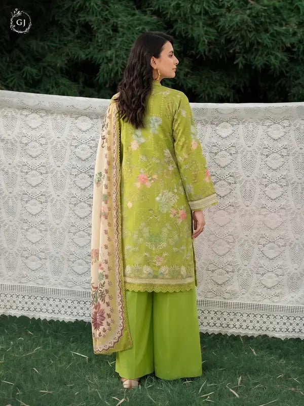GULL-E-SARD 3-Piece Unstitched Digital Printed Linen Suit | Fall-Winter Collection