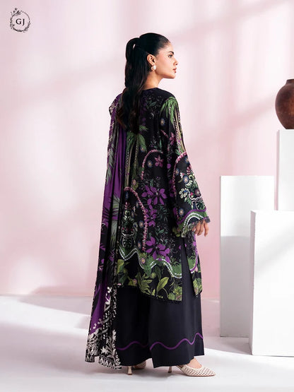 CHHERRY POP 3-Piece Unstitched Digital Printed Linen Suit | Fall-Winter Collection