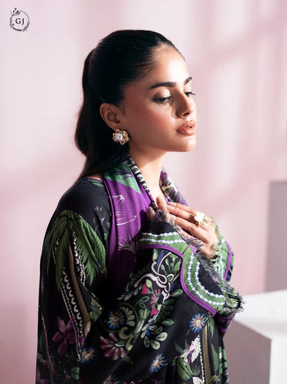 CHHERRY POP 3-Piece Unstitched Digital Printed Linen Suit | Fall-Winter Collection