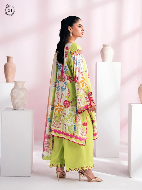 CHHERRY POP 3-Piece Unstitched Digital Printed Linen Suit | Fall-Winter Collection