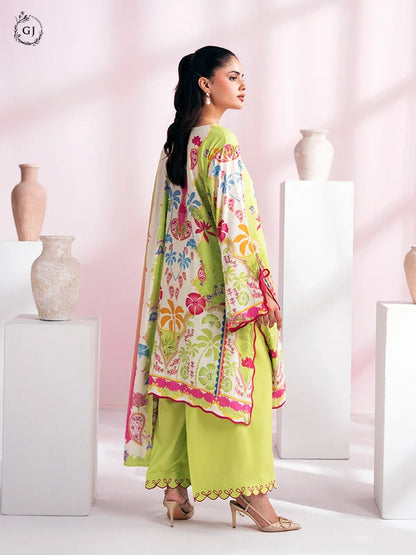 CHHERRY POP 3-Piece Unstitched Digital Printed Linen Suit | Fall-Winter Collection