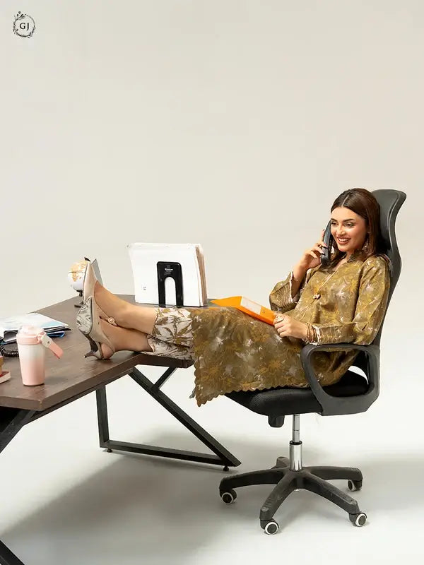 2 Piece Unstitched Fancy Linen Suit for Women – Printed Shirt & Trouser