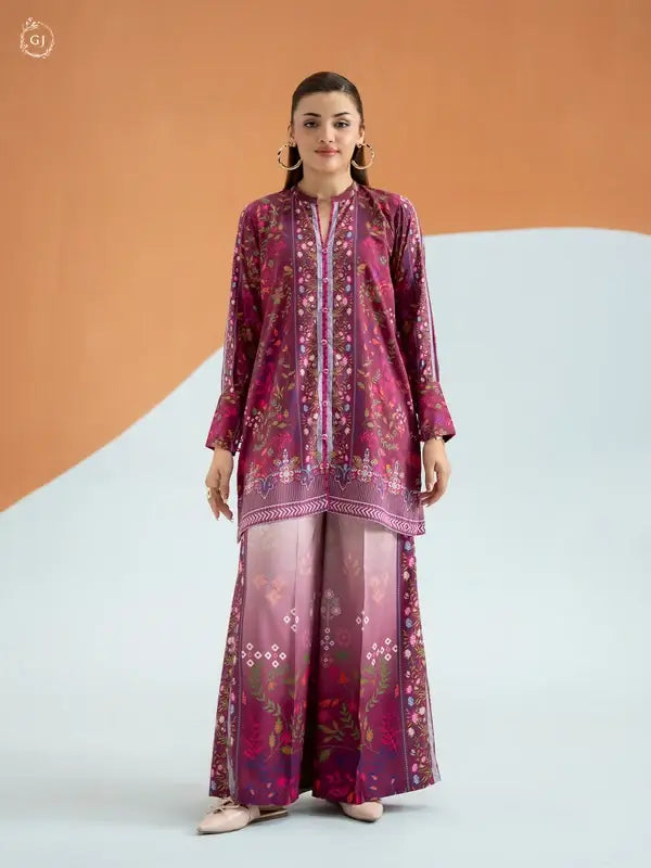 2 Piece Unstitched Bana Dora Linen Suit for Women – Printed Shirt & Trouser