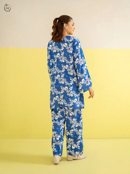 2 Piece Unstitched Bana Dora Linen Suit for Women – Printed Shirt & Trouser