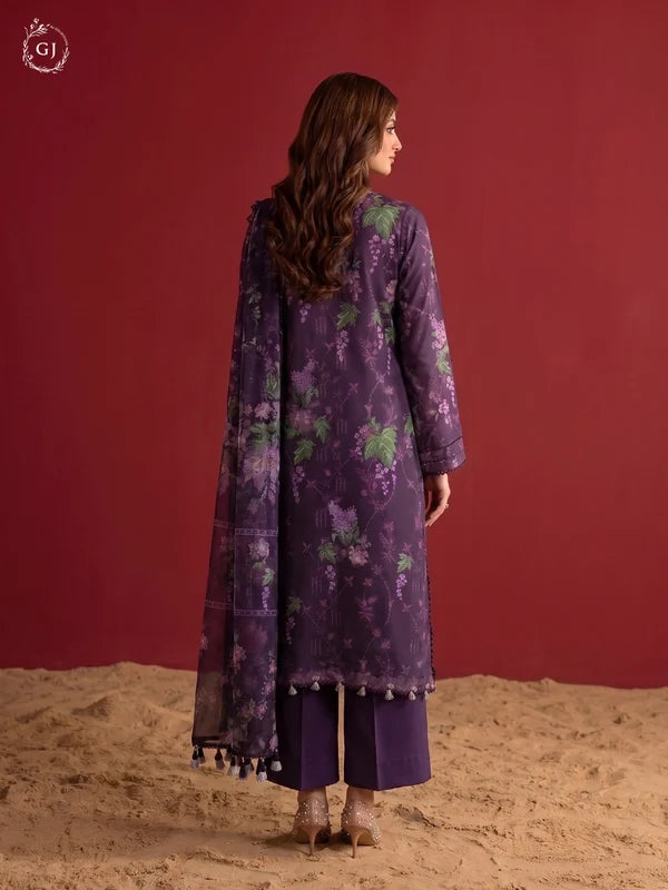 POPINN 3-Piece Unstitched Digital Printed Linen Suit | Fall-Winter Collection