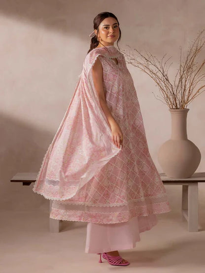 FLORE 3 Piece Unstitched Embroidered Lawn Suit | Digital Printed Lawn
