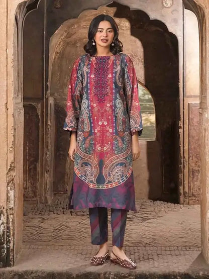 SIAN 2-Piece Unstitched Digital Printed Fancy Linen Suit