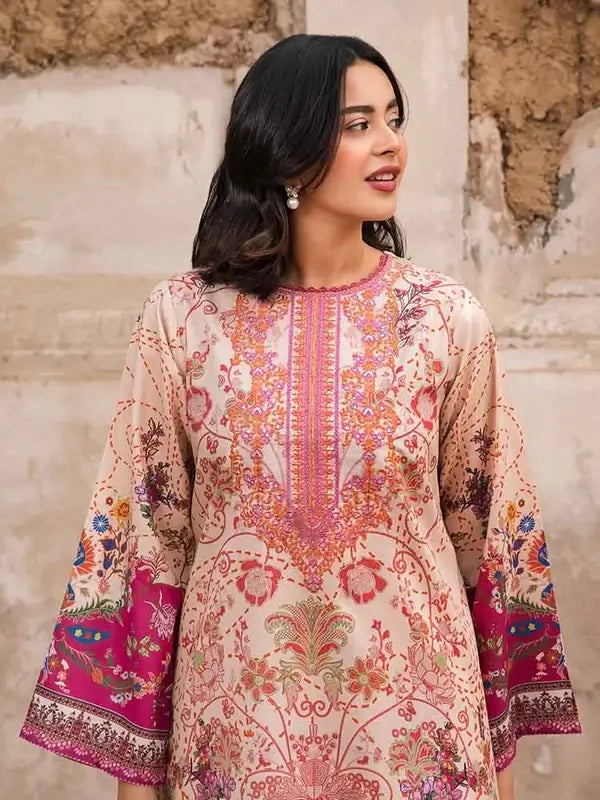 SIAN 2-Piece Unstitched Digital Printed Fancy Linen Suit