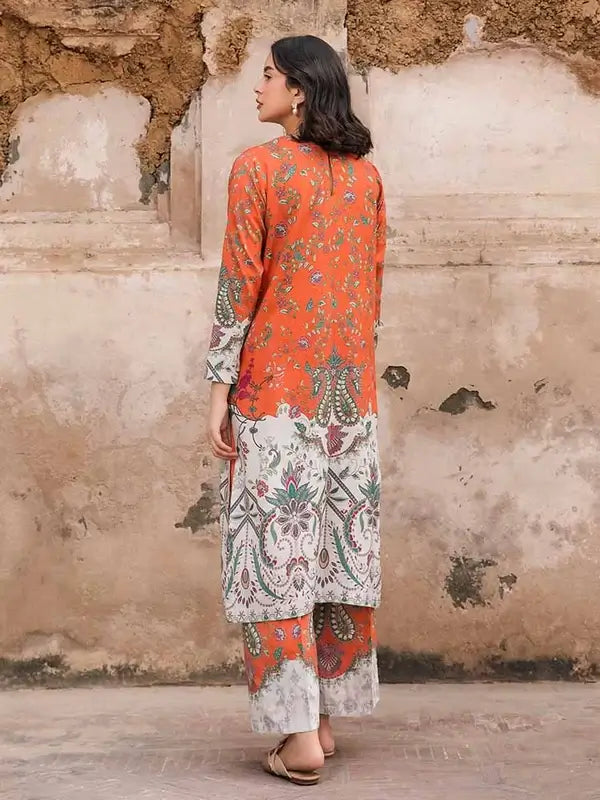 SIAN 2-Piece Unstitched Digital Printed Fancy Linen Suit