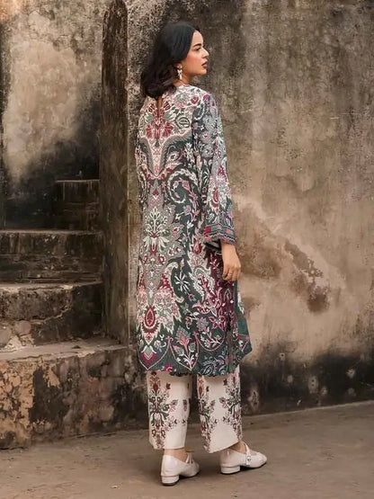 SIAN 2-Piece Unstitched Digital Printed Fancy Linen Suit
